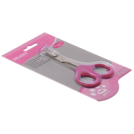 Delight Rose Coogers for a cat, large, straight pink-5