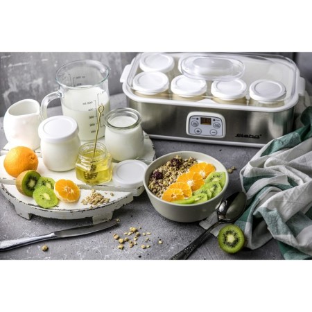 Yogurtnitsa Steba JM 3, 30 W, 180 ml, 8 containers, timer, glass, silver-3