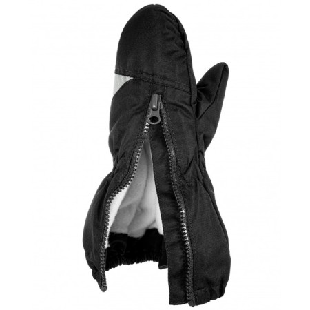 Mittens children, black color, size 10 (1-2 years)-2