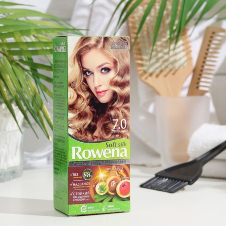 Rowena Soft Silk 7.0 hair cream-color light blond, 135 ml