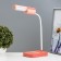 Lancer table lamp LED 3.5W USB AKB Red-pink 11x15x45 cm Risalux
