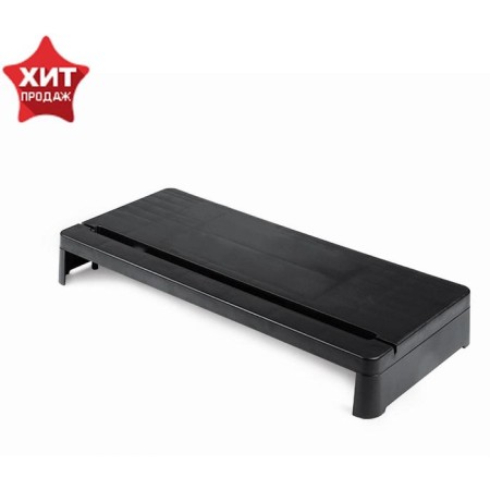 Standing for the Monitor "Istanm", 51 x 24 x 7.4 cm, office, black