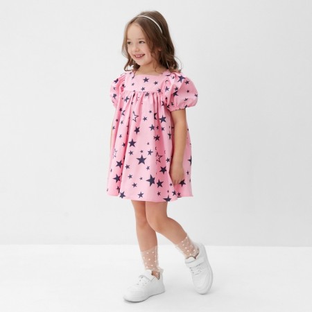 Baby dress KAFTAN "Stars" R.28 (86-92 cm) Pink-3