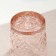 Low glass glass "Salzburg", 300 ml, pink color