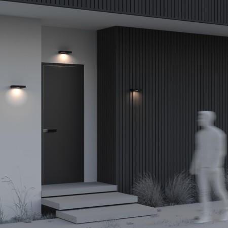 Bra Outdoor OSL456WL-L2GF3K, 2W, 23x10.5x3.2 cm, LED, 150LM, 3000K, graphite color-2