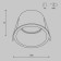 The built-in lamp Technical DL049-01WG, GU10, 1x12 W, 68x68x54 mm, white with gold