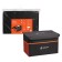 The organizer is large in the trunk, with a lid, gesture, 50x31x30 cm, black/orange