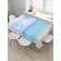 The tablecloth “between the sky and the sea”, rectangular, Saten, size 145x180 cm