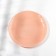 Ivory plate, glass, d = 21 cm, coral color