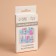 Pauls “gradient”, 12 pcs, with adhesive plates, ballerina shape, blue/pink/white color