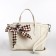 Bag Female Tout with zipper, white color