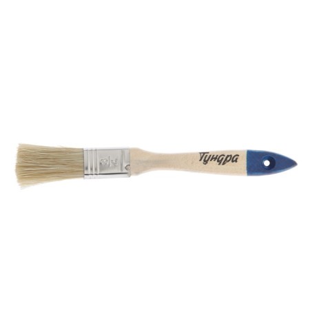 Brush flat tundra, natural bristles, wooden handle, 3/4 ", 20 mm-3