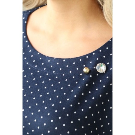 Women's dress, size 52, blue color-12