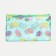 Cosmetic bag-penete on zipper, PVC, green color
