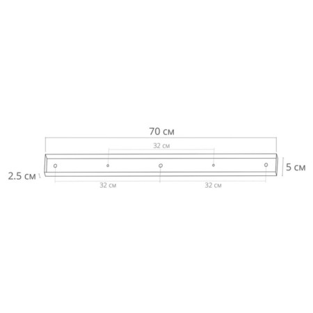 The base for the lamp Arte Lamp Optima-CCCESSORES A470029, 5x70x2.5 cm, bronze-1