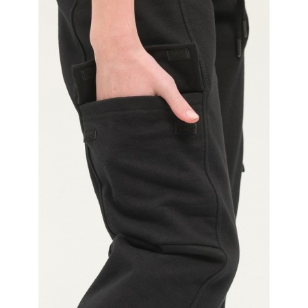 Pants for girls, height 116 cm, black color-13