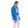 Women's shirt with pocket, blue color, size 46