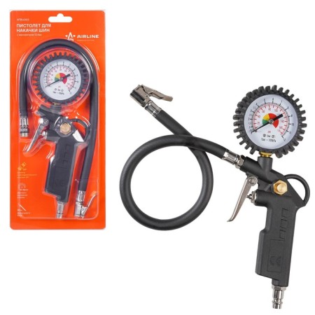 Airline tires pistol, with manometer, 12 atm
