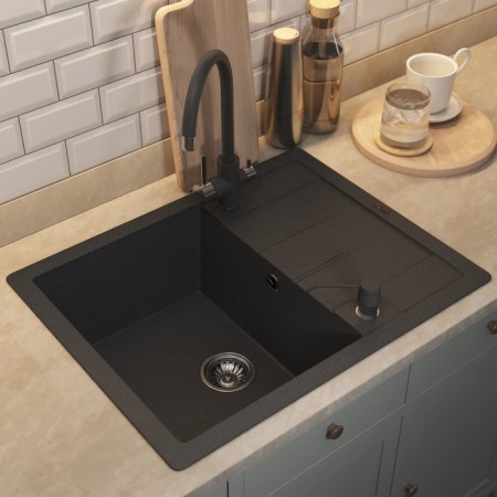 Quartz-quartz kitchen-quartz Uperwood quartz UPD-03, rectangular, color 04 black