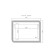 Domino Berlin mirror, size 800x600 mm, with backlight