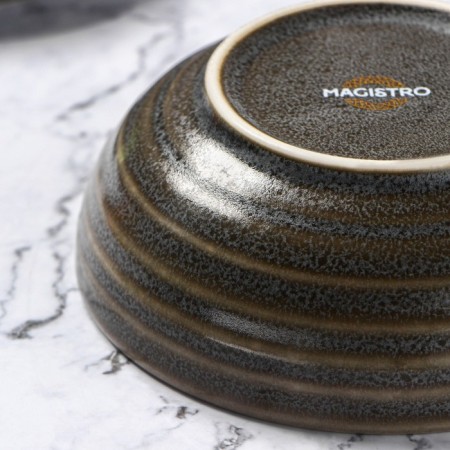 Porcelain bowl Magistro Urban, 260 ml, D = 12 cm, color gray color-5