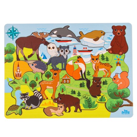 Головоломка «Животные Евразии»-3