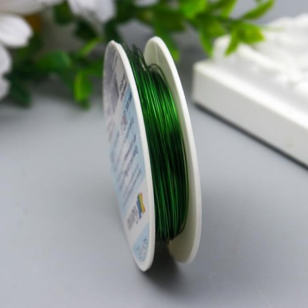 Bead wire "Gamma" D 0.3 mm 10 m ± 0.5 m No. 05 Green