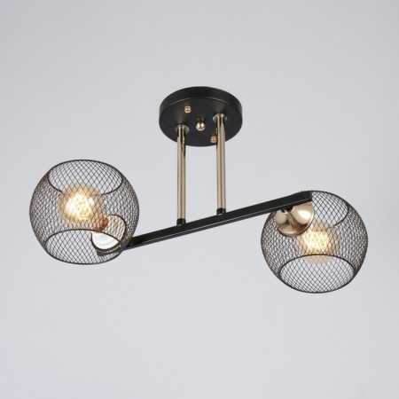 Estet chandelier 2he27 40W Black 36x36x23.5cm Bayerlux-1