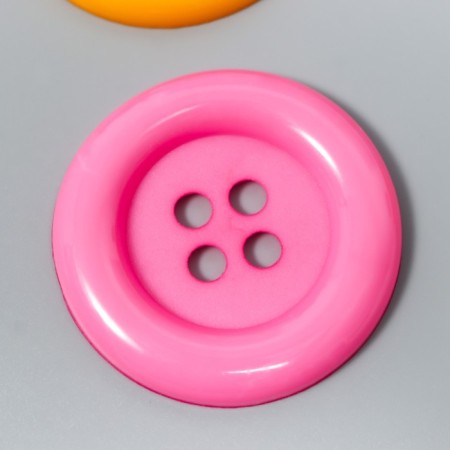 A button decorative plastic "Color" mix 5.4x5.4 cm for creativity-1