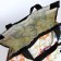 Folding bag on Velcro, 2 wheels, colorful color