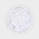 Graduation. Bant for hair on elastic band, white, 10.5 cm, princesses