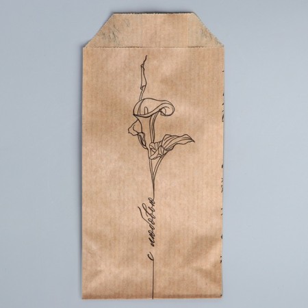 Package package, packaging, crafting, “flower” 8 x 16 cm without a window-2