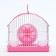 A cell for rodents equipped RT-2C, 23 x 16.5 x 20 cm, pink