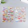 Sticker Plastic volumetric "sea and land transport" holography MIX 26x16 cm
