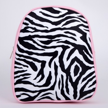 School textile Books “Zebra”, 27x10x23 cm, pink color-5