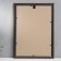 Photo frame plastic 21x30 cm, gold (plastic screen)