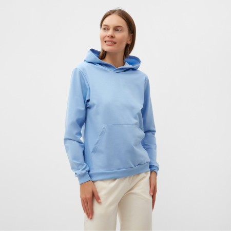 Feminine sweatshirt, blue color, size 50