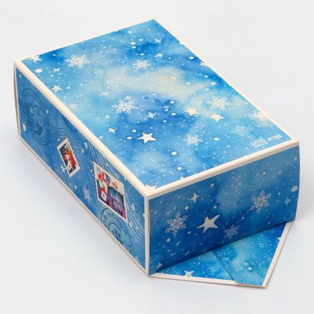 New Year. Gift box - New Year's Confete “Make a desire”, 14 x 22 x 8 cm.-1
