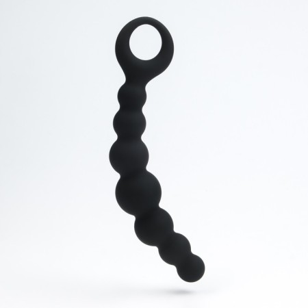 Anal stimulator, black, 15 cm d = 1.9x2.2x3.1 cm-3