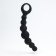 Anal stimulator, black, 15 cm d = 1.9x2.2x3.1 cm
