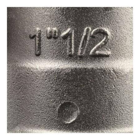 STOUT SFT-0014-000112, 1 1/2 ", internal/internal thread, nickelled brass-5