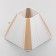 Obazhur "Corso" Beet white E27 28x28x21cm