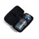A set for a tea ceremony of 6 items per 3 people: a cup 50 ml, a kettle 280 ml, blue