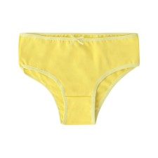 Panties for girls, height 122-128 cm, color is bright yellow