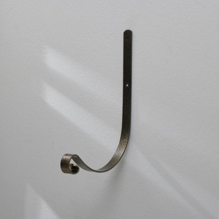 Kashpo Kashpo, forged brackets, 19 cm, metal, bronze-6