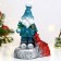 Pigger "Santa Claus with a bag" Red, 25x21cm