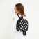 Baby backpack for girls made of artificial leather "Cat" 27x23x10 cm