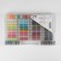 Set of sewing threads, 40/2, 20 m, 64 pcs, in the organizer, color colorful color