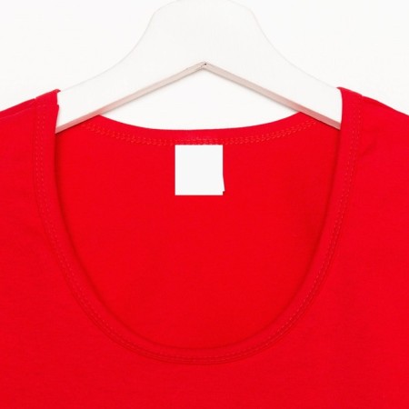 Female set (T -shirt/pants), red/butterfly color, size 52-6