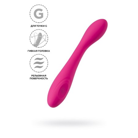 Point stimulator G Let it g, G-stalker, silicone, pink, 19.5 cm
